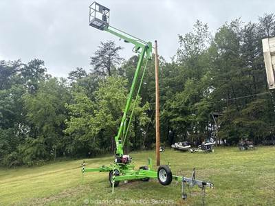 2022 Niftylift TM34MG MK1B 34' Towable Articulating Boom Lift Man Aerial bidadoo