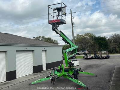 2015 Niftylift TM34T 34' Towable Bi-Energy Electric Boom Lift Man Aerial bidadoo