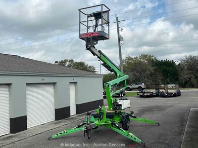 2015 Niftylift TM34T 34' Towable Bi-Energy Electric Boom Lift Man Aerial bidadoo