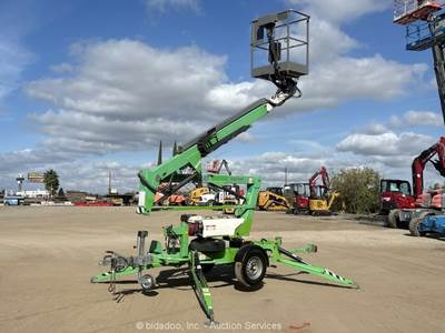 2017 Niftylift TM34TGE 34' Towable Articulating Boom Lift Manlift Aerial bidadoo