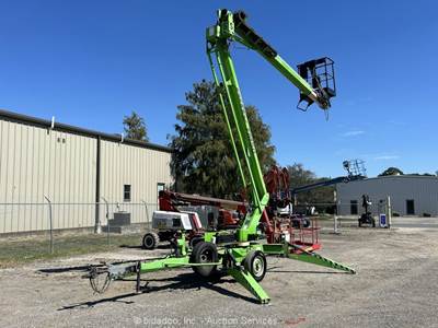 2021 Nifty TM50TG 50' Towable Electric Articulating Boom Lift Platform bidadoo