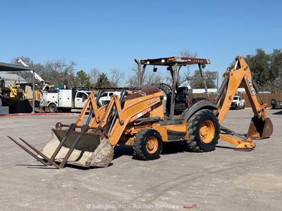 2013 Case 580N 4X4 Backhoe Wheel Loader Tractor Diesel Forks Bucket bidadoo