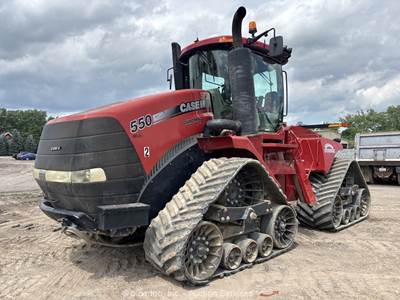 2013 Case IH Quadtrac 550S Articulating Ag Farm Crawler Tractor A/C Cab bidadoo