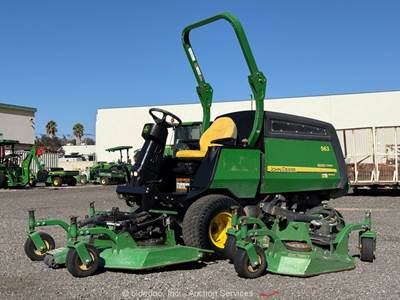 2012 John Deere 1600T 128" Ride-On Diesel Rotary Lawn Mower Yanmar 4WD bidadoo