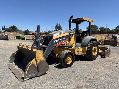 2019 John Deere 210 L 4WD Skip Loader Bucket Scraper Tractor Ripper bidadoo