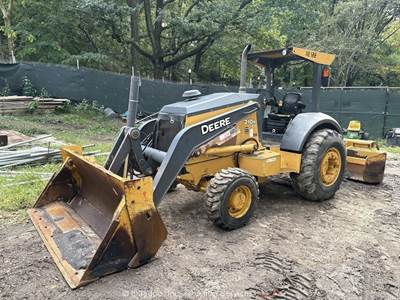 2014 John Deere 210K 4WD Skip Loader Box Scraper Tractor 4-in-1 Bucket bidadoo