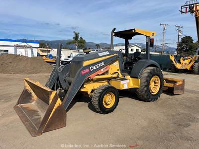 2015 John Deere 210KEP 4WD Landscape Skip Loader Box Scraper Scarifier bidadoo