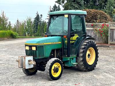 John Deere 5400N 4WD Utility Ag Farm Diesel Tractor Cab A/C 3-Point PTO bidadoo
