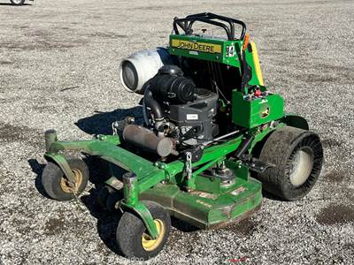 2021 John Deere 648R 48" Stand on Lawn Mower Zero Turn Turf Maintenance bidadoo