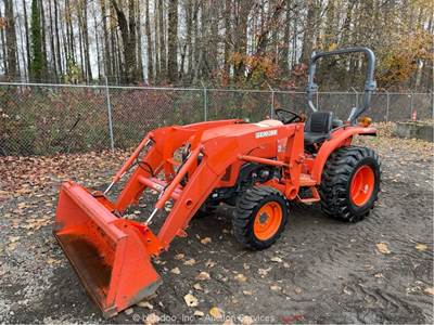 2019 Kubota L2501D 4WD Tractor Utility Ag Farm Bucket Loader PTO Diesel bidadoo