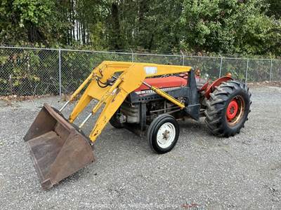 Massey Ferguson 135 Front Loader Hyd Bucket Ag Tractor PTO Perkins M/T bidadoo