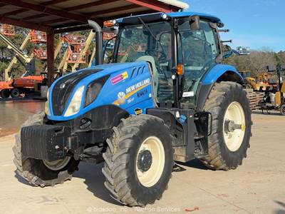 2021 New Holland T6.155 4WD Diesel Tractor Utility Ag Farm Cab PTO bidadoo