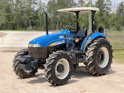 2013 New Holland TD5040 4WD Diesel Tractor MFWD Utility Ag Farm 88HP PTO bidadoo