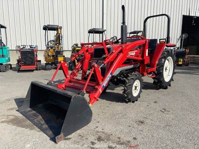 Yanmar F18D 4WD Agriculture Farm Tractor Front Loader Arms Diesel PTO bidadoo