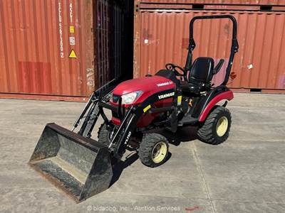 2023 Yanmar SA223 YL110 Front End Loader Utility Tractor 3 Point Hitch bidadoo
