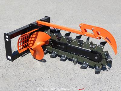 2025 GIYI TC38 Hydraulic Trencher Attachment for Skid Steers - New