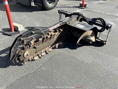 2020 Quick Attach TX150 Hydraulic Trencher Attachment, 12" x 48", Skid Steer Mount