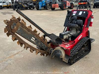 2019 Barreto E2336RTKH 36" Stand-on Trencher Rubber Tracked Honda GX690 bidadoo