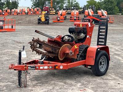 2020 Ditch Witch C12X 36" Walk Behind Trencher Tracked Crawler Trailer bidadoo