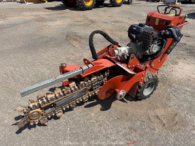 2018 Ditch Witch C14 24'' Walk Behind Hydraulic Trencher Self Propelled bidadoo