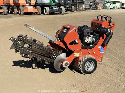 2017 Ditchwitch C14 24'' Walk Behind Hydraulic Trencher Self Propelled bidadoo