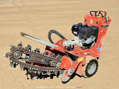 2018 Ditchwitch C14 24'' Walk Behind Hydraulic Trencher Self Propelled bidadoo