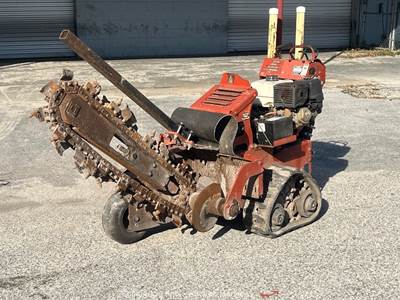 2013 Ditch Witch RT12 36'' Walk Behind Trencher Self-Propelled Honda Gas bidadoo