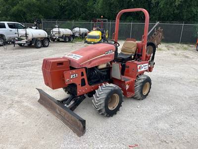 2013 Ditch Witch RT45 4WD Ride-On Trencher 4-way Blade Deutz Diesel bidadoo