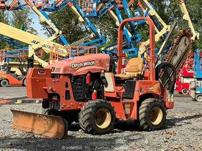 2017 Ditch Witch RT45 4WD Ride-On Trencher Tractor Backfill Blade Deutz bidadoo