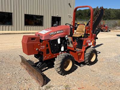 2020 Ditch Witch RT45 4WD Ride-On Trencher Tractor Backfill Blade Deutz bidadoo
