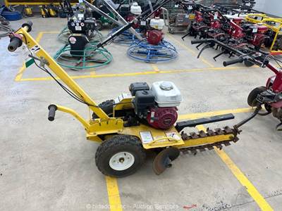 2019 Ground Hog T-4 Wheeled Chain Boom Trencher 18" Digger Tool Honda bidadoo