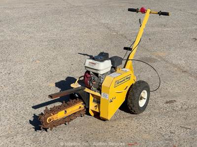 2019 Ground Hog T-4-HS18 Wheeled Chain Boom Trencher 18" Digger bidadoo -Repair