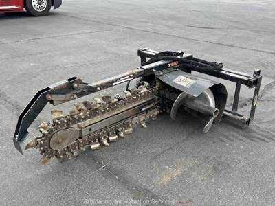 2020 Premier T150 48" Trencher Hydraulic Skid Steer Digging Attachment bidadoo