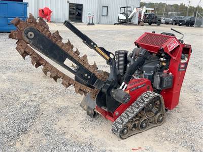 2023 Toro TRX-250 48" Walk-Behind Tracked Trencher Chain Boom Auger bidadoo
