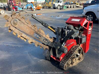 2023 Toro TRX-250 48" Walk-Behind Tracked Trencher Chain Boom Auger bidadoo