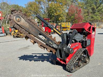 2023 Toro TRX-250 48" Self Propelled Walk Behind Track Trencher Auger bidadoo