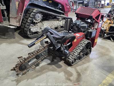 2022 Toro TRX250 48" Walk-Behind Tracked Trencher Chain Boom Auger bidadoo