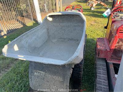 2020 Toro TX2500 16 cu-ft Walk-Behind Tracked Concrete Mud Buggy Dump bidadoo