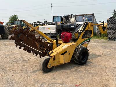 2014 Vermeer RTX100 Walk Behind Trencher Self Propelled Crawler Honda bidadoo