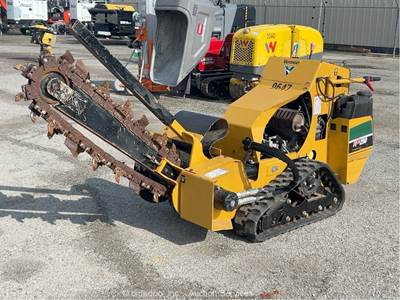 2022 Vermeer RTX250 Self Propelled Pedestrian Trencher Digger Boom Auger bidadoo