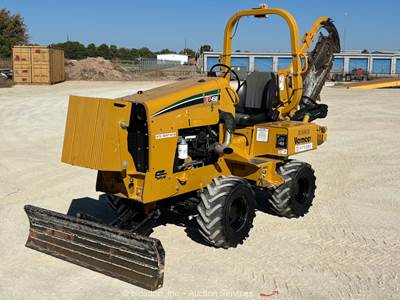 2021 Vermeer RTX450 60" Ride-On Trencher Backfill Blade Tractor SO455 bidadoo