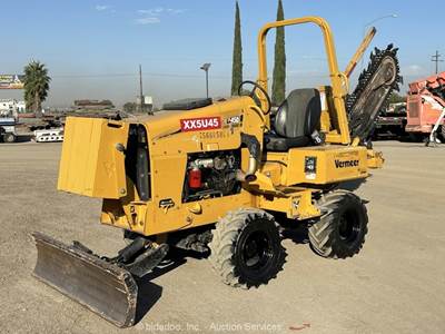 2018 Vermeer RTX450 4WD Ride-On Trencher Tractor Backfill Dozer Blade bidadoo