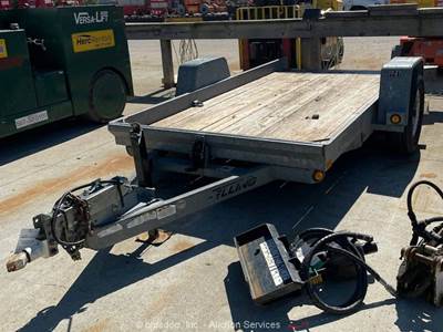 2018 Felling FT-6T-GW 12' S/A Tilt Drop Deck Flatbed Equipment Trailer bidadoo
