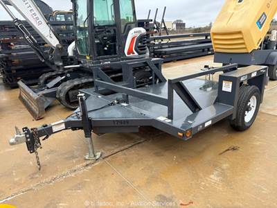 2022 Triple L 4610 10' Hydraulic Drop Deck Flatbed Equipment Trailer S/A bidadoo