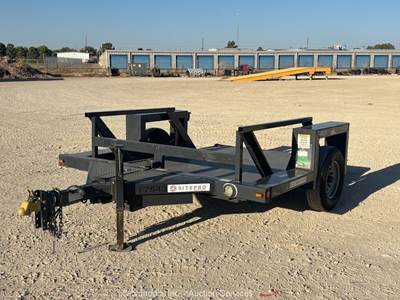 2022 Triple L 4610 10' Hydraulic Drop Deck Flatbed Equipment Trailer S/A bidadoo