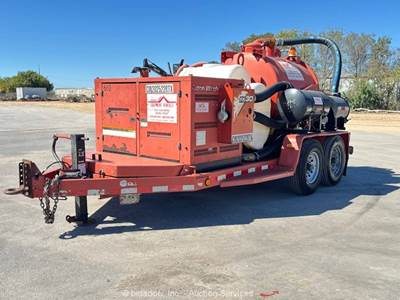 2016 Ditch Witch FX30 Vacuum Trailer Hydro Vac Excavator T/A Kubota 500G bidadoo