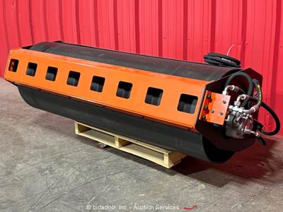 Pabreak VR-720 Vibratory Roller Hydraulic Skid Steer Attachment bidadoo -New