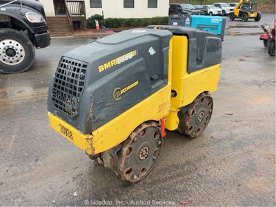 2022 Bomag BMP 8500 Vibratory Trench Compactor Roller Padfoot Kubota bidadoo