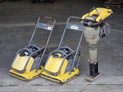 2022 Wacker Neuson WP1550AW / BS50-4AS Lot Of 3 Walk Behind Compactor bidadoo