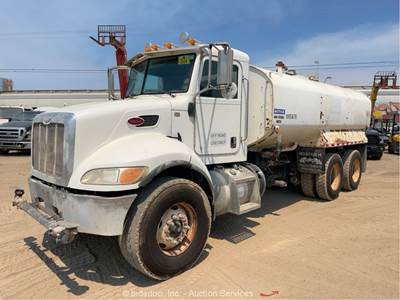 2012 Peterbilt 348 4,000 Gallon Water T/A Truck Tank Paccar Diesel PTO bidadoo